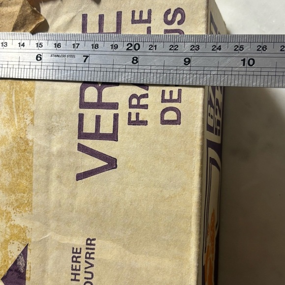 Vintage case of 12 Dominion glass 7.5 oz jelly tumblers / glasses with lids - Picture 12 of 13